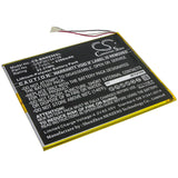 3.8V, Li-Polymer, 6300mAh, Tablet battery fits Barnes & Noble, Gsp30134138, Bntv650, Nook 10.1, 23.94Wh Tablet Cameron Sino Technology Limited