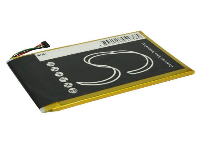 3.7V, Li-Polymer, 3200mAh, E-book, E-reader battery fits Barnes & Noble, 6027b0090501, Bnrb200, Bnrv200, 11.84Wh E-book, E-reader Cameron Sino Technology Limited