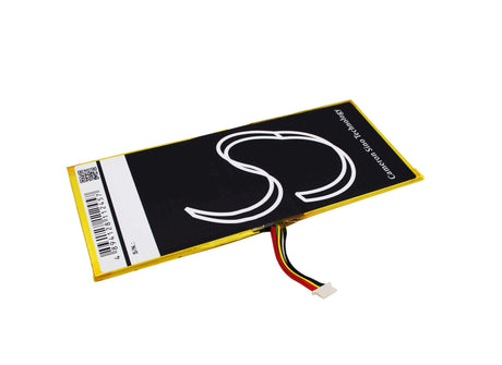 3.7V, Li-Polymer, 6000mAh, Tablet battery fits Barnes & Noble, Avpb00, Bntv600, Nook Hd+ Plus, 22.20Wh Tablet Cameron Sino Technology Limited