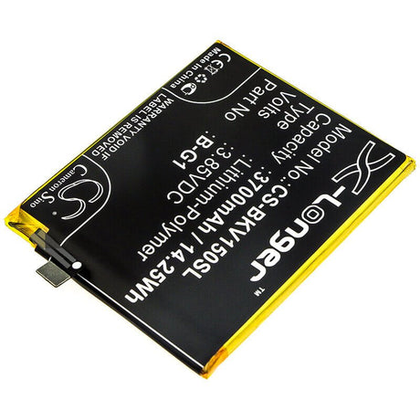 3.85V, Li-Polymer, 3700mAh, SmartPhone battery fits Bbk, Vivo, B-g1, 1818, V15 Pro, 14.25Wh Mobile, SmartPhone Cameron Sino Technology Limited (Smartphone)