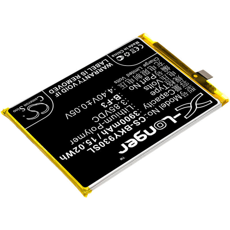 3.85V, Li-Polymer, 3900mAh, SmartPhone battery fits Bbk, Vivo, B-f3, V1815, V1818c, 15.02Wh Mobile, SmartPhone Cameron Sino Technology Limited (Smartphone)
