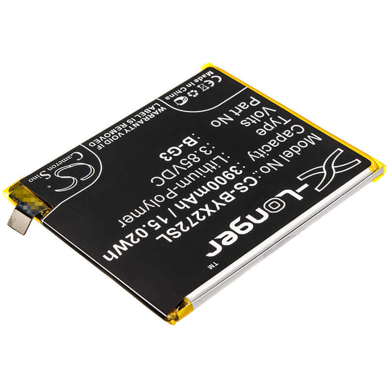 3.85V, Li-Polymer, 3900mAh, SmartPhone battery fits Vivo, Bbk, B-g3, V1836, V1836t, 15.02Wh Mobile, SmartPhone Cameron Sino Technology Limited (Smartphone)