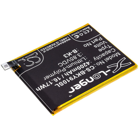 3.85V, Li-Polymer, 4200mAh, SmartPhone battery fits Vivo, Bbk, B-k3, V1945a, V1945t, 16.17Wh Mobile, SmartPhone Cameron Sino Technology Limited (Smartphone)