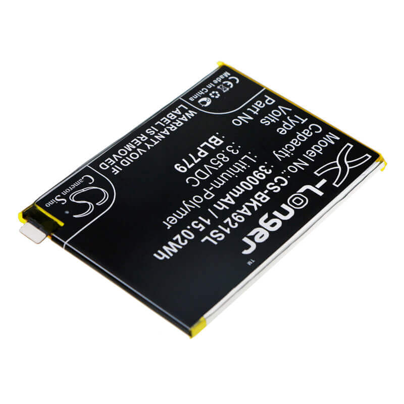 3.85V, Li-Polymer, 3900mAh, SmartPhone battery fits Bbk, Vivo, Blp779, Vivo A92s, 15.02Wh Mobile, SmartPhone Cameron Sino Technology Limited (Smartphone)