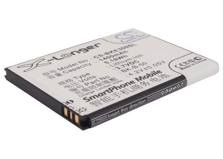 3.7V, Li-ion, 1400mAh, SmartPhone battery fits Bbk, Bk-b-50, Vivo E3, Vivo E3t, 5.18Wh Mobile, SmartPhone Cameron Sino Technology Limited (Suspended)