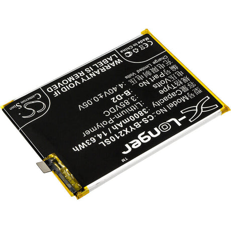 3.85V, Li-Polymer, 3800mAh, SmartPhone battery fits Bbk, Vivo, B-d2, Vivo X20 Plus, Vivo X20 Plus A, 14.63Wh Mobile, SmartPhone Cameron Sino Technology Limited (Smartphone)