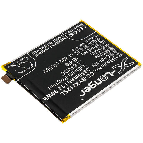3.85V, Li-Polymer, 3350mAh, SmartPhone battery fits Bbk, B-f0, Vivo X21s, 12.9Wh Mobile, SmartPhone Cameron Sino Technology Limited (Suspended)