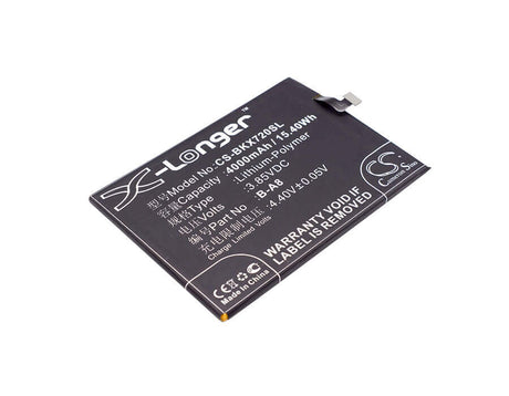 3.85V, Li-Polymer, 4000mAh, SmartPhone battery fits Bbk, B-a8, Vivo X7 Plus, Vivo X7 Plus Dual Sim, 15.4Wh Mobile, SmartPhone Cameron Sino Technology Limited (Suspended)