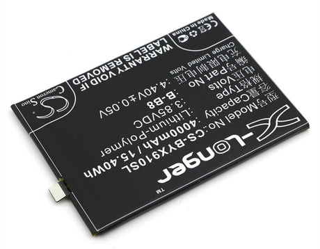 3.85V, Li-Polymer, 4000mAh, SmartPhone battery fits Vivo, Bbk, B-b8, Vivo X9 Plus, Vivo X9 Plus Dual Sim, 15.4Wh Mobile, SmartPhone Cameron Sino Technology Limited (Smartphone)