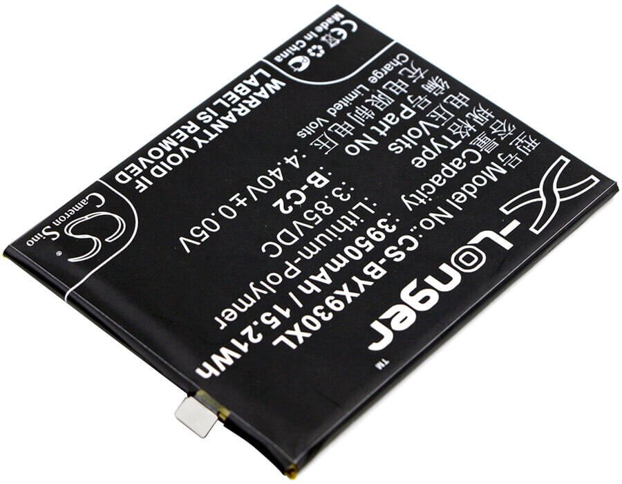 3.85V, Li-Polymer, 3950mAh, SmartPhone battery fits Vivo, Bbk, B-c2, Vivo X9s Plus, 15.21Wh Mobile, SmartPhone Cameron Sino Technology Limited (Smartphone)