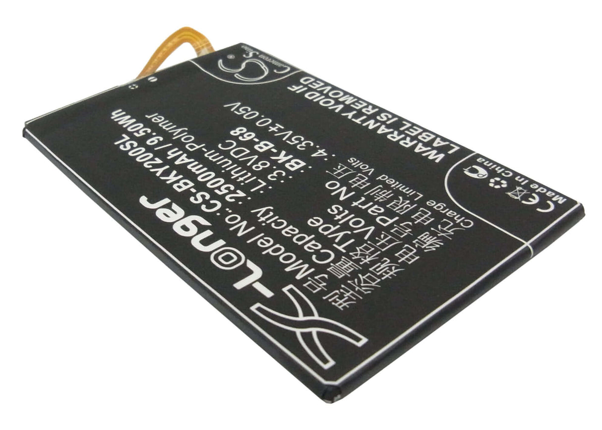 3.8V, Li-Polymer, 2500mAh, SmartPhone battery fits Bbk, Bk-b-68, Vivo Y20, Vivo Y20t, 9.5Wh Mobile, SmartPhone Cameron Sino Technology Limited (Smartphone)