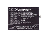 3.85V, Li-Polymer, 3000mAh, SmartPhone battery fits Bbk, Vivo, B-62, Vivo V5s, Vivo V5s Dual Sim, 11.55Wh Mobile, SmartPhone Cameron Sino Technology Limited (Suspended)