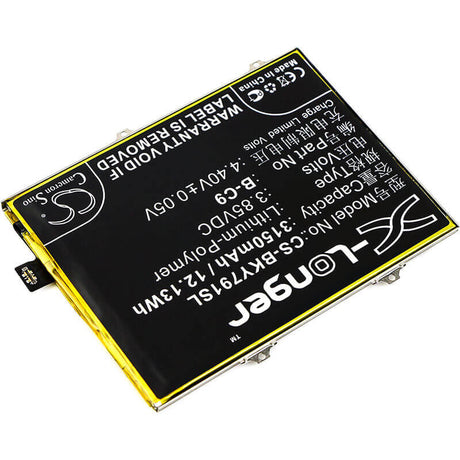 3.85V, Li-Polymer, 3150mAh, SmartPhone battery fits Vivo, Bbk, B-c9, Vivo Y79, Vivo Y79 Dual Sim, 12.13Wh Mobile, SmartPhone Cameron Sino Technology Limited (Smartphone)