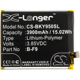 3.85V, Li-Polymer, 3900mAh, SmartPhone battery fits Bbk, B-f9, Vivo Y95, 15.02Wh Mobile, SmartPhone Cameron Sino Technology Limited (Smartphone)