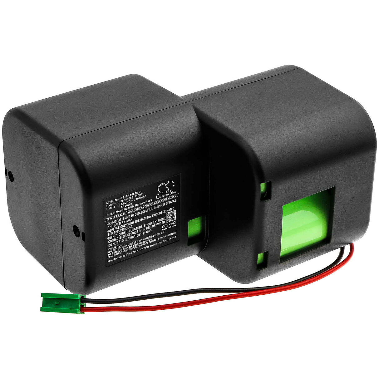 9.6V, Ni-MH, 7000mAh, Medical battery fits Braun, 110011, Infusion Pump Infusomat Secura, Infusion Pump Infusomat Secura, 67.20Wh Medical Cameron Sino Technology Limited (Medical)