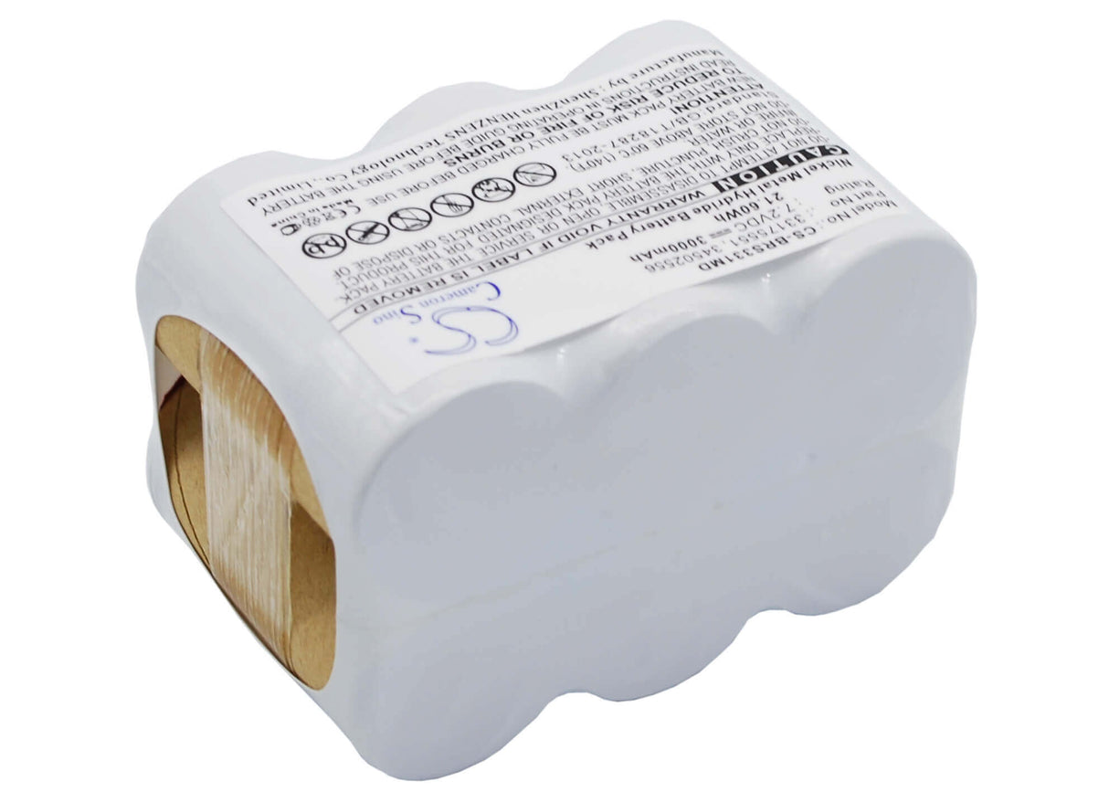 7.2V, Ni-MH, 3000mAh, Medical battery fits Braun, 33175551, Mcgaw Vista Basic Infusion Pum, Vista Basic, 21.60Wh Medical Cameron Sino Technology Limited (Medical)