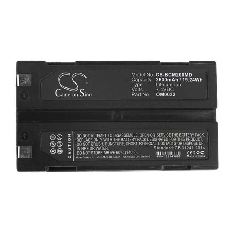 7.4V, Li-ion, 2600mAh, Medical battery fits Bci, Smiths, 6082, Capnocheck 8400, Capnocheck 8401, 19.24Wh Medical Cameron Sino Technology Limited (Medical)