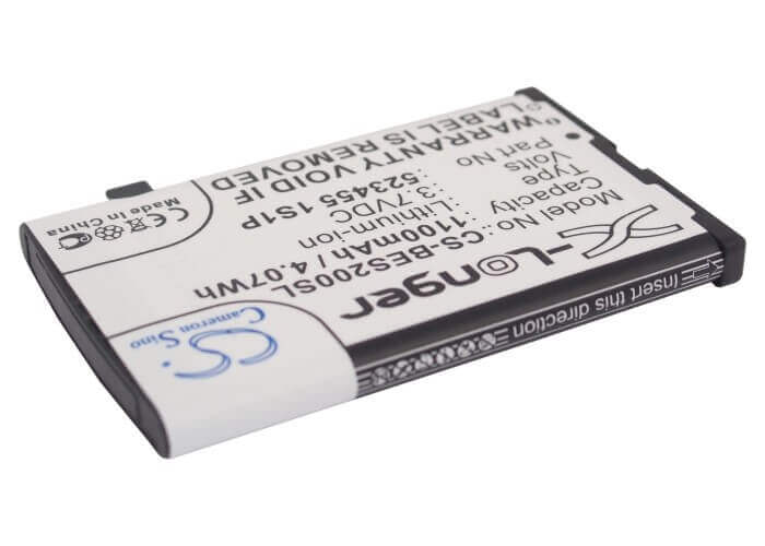 3.7V, Li-ion, 1100mAh, SmartPhone battery fits Videocon, Bea-fon, 523455 1s1p, S200, S210, 4.07Wh Mobile, SmartPhone Cameron Sino Technology Limited (Smartphone)
