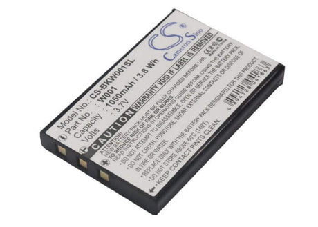 3.7V, Li-ion, 1050mAh, VoIP Phone battery fits Smc, Belkin, W0001, F1pp000gn-sk, Wifi Phone, 3.89Wh VoIP Phone Cameron Sino Technology Limited