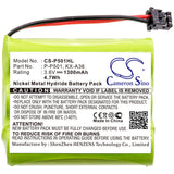 3.6V, Ni-MH, 1300mAh, Cordless Phone battery fits Panasonic, Radio Shack, Toshiba, Aax3, 24032x, 401, 4.68Wh Cordless Phone Cameron Sino Technology Limited (Cordless Phone)