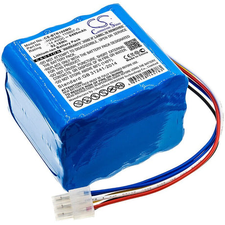 14.4V, Li-ion, 6400mAh, Medical battery fits Imt Medical, Bellavista, 030.811.020, 1000, Respirator, 92.16Wh Medical Cameron Sino Technology Limited (Medical)