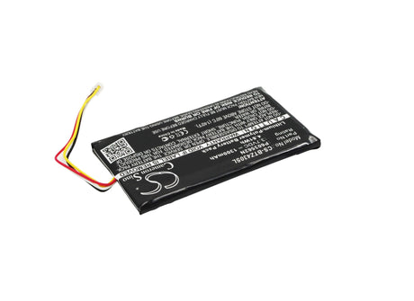 3.7V, Li-Polymer, 1300mAh, GPS battery fits Binatone, P603562n, Z430bt, 4.81Wh GPS, Navigator Cameron Sino Technology Limited