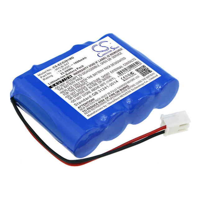 14.8V, Li-ion, 1600mAh, Medical battery fits Biocare, Hylb-947, Ecg-3010, Ecg-3010 Digital 3-channel Ecg, 23.68Wh Medical Cameron Sino Technology Limited (Medical)