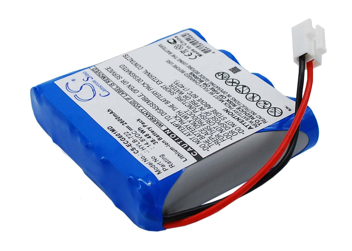 14.8V, Li-ion, 2600mAh, Medical battery fits Biocare, Hylb-722, Ecg-6010, Ecg-6020, 38.48Wh Medical Cameron Sino Technology Limited (Medical)