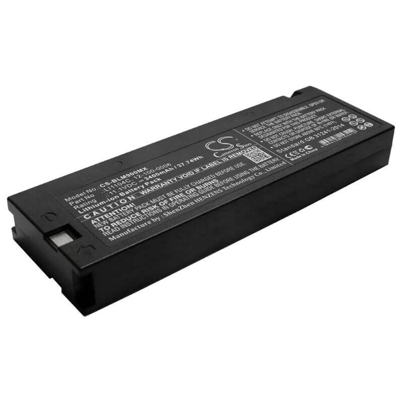 11.1V, Li-ion, 3400mAh, Medical battery fits Bionics, Biolight, 12-100-0006, Argus Lms-10, M66, 37.74Wh Medical Cameron Sino Technology Limited (Medical)