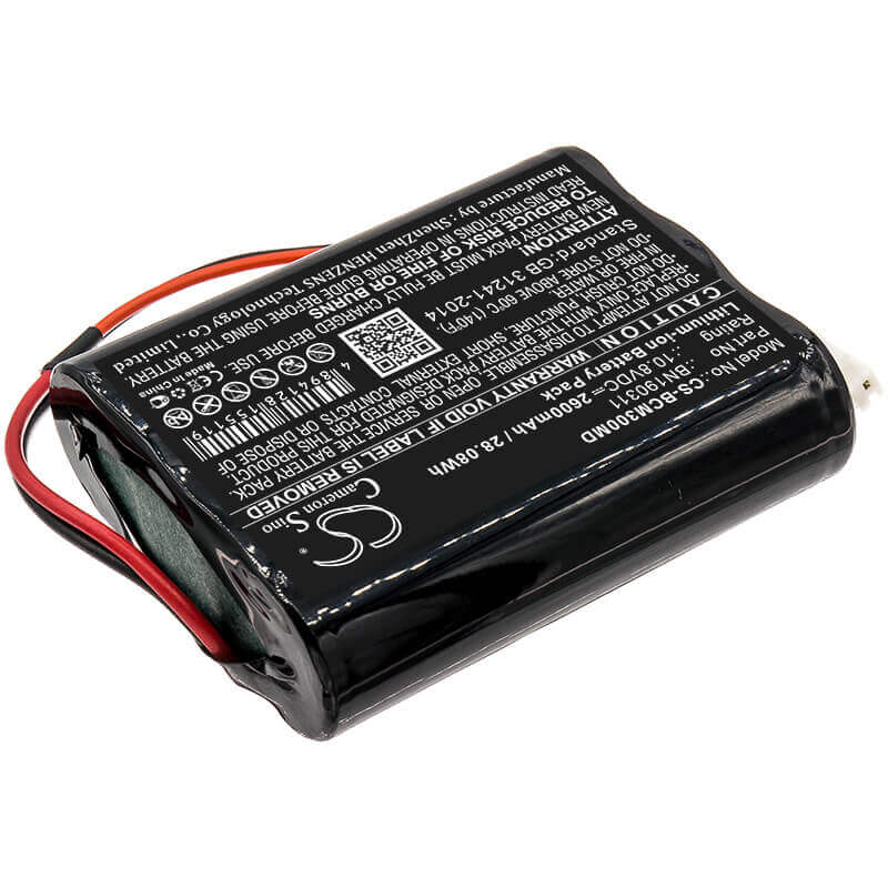 10.8V, Li-ion, 2600mAh, Medical battery fits Bionet, Bn190311, Bm3, Bm3vet, 28.08Wh Medical Cameron Sino Technology Limited (Medical)