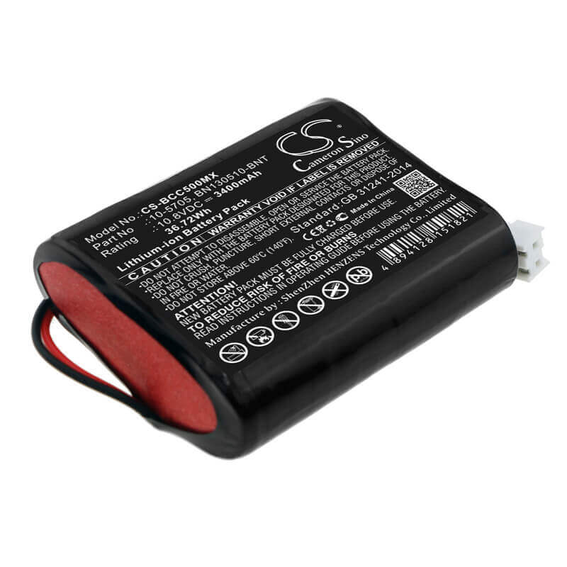 10.8V, Li-ion, 3400mAh, Medical battery fits Medicaleconet, Bionet, 1390023, Bm3, Bm3 Plus, 36.72Wh Medical Cameron Sino Technology Limited (Medical)