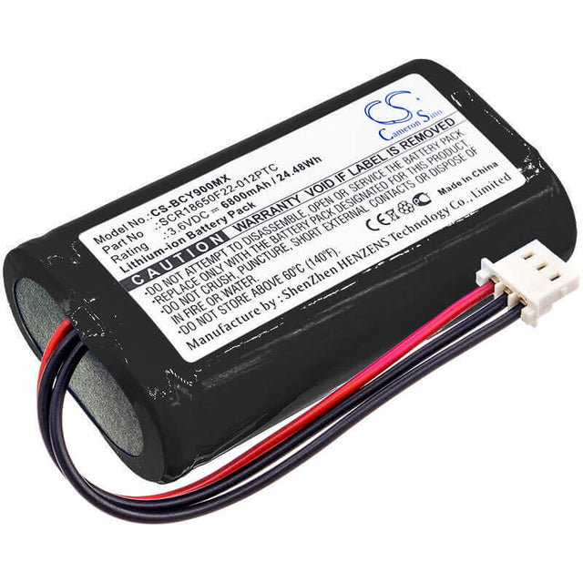 3.6V, Li-ion, 6800mAh, Medical battery fits Bionet, Scr18650f22-012ptc, Oximete Oxy9 Wave, 24.48Wh Medical Cameron Sino Technology Limited (Medical)