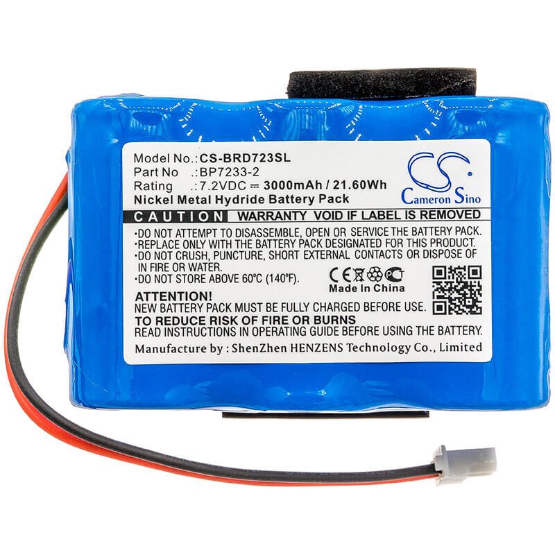 7.2V, Ni-MH, 3000mAh, Equipment battery fits Birdog, Bp7233-2, Plus satellite signal meters, Usb Plus, 21.6Wh Equipment, Survey, Test Cameron Sino Technology Limited