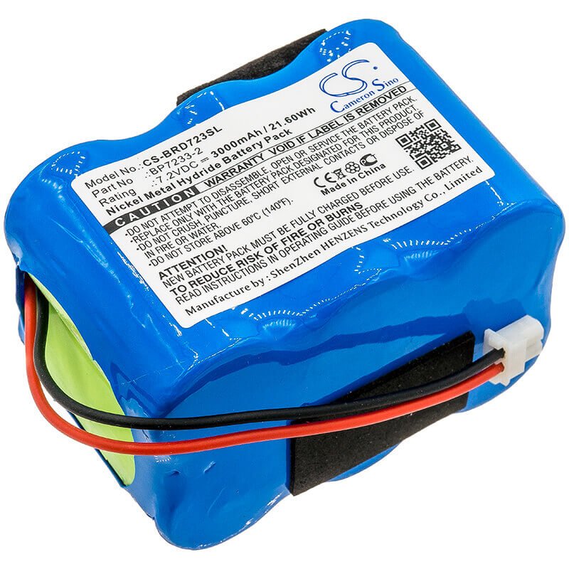 7.2V, Ni-MH, 3000mAh, Equipment battery fits Birdog, Bp7233-2, Plus satellite signal meters, Usb Plus, 21.6Wh Equipment, Survey, Test Cameron Sino Technology Limited