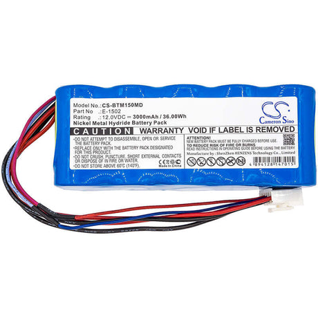 12.0V, Ni-MH, 3000mAh, Medical battery fits Biwater, E-1502, Aqua Monitor, 36.00Wh Medical Cameron Sino Technology Limited (Medical)
