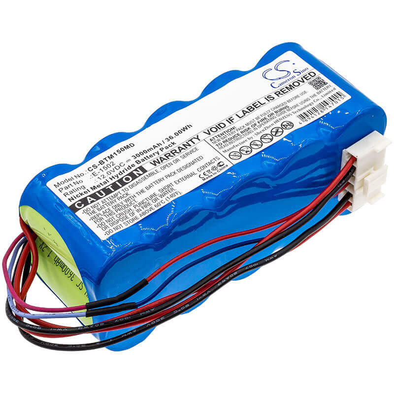 12.0V, Ni-MH, 3000mAh, Medical battery fits Biwater, E-1502, Aqua Monitor, 36.00Wh Medical Cameron Sino Technology Limited (Medical)