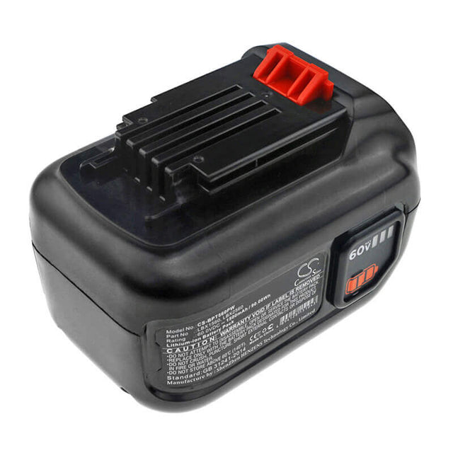 60.0V, Li-ion, 1500mAh, Lawn Mowers battery fits Black & Decker, Lbx1560, 60v Max Blower, 60v Max Powerswap 20 Cordless, 90.00Wh Lawn Mowers Cameron Sino Technology Limited