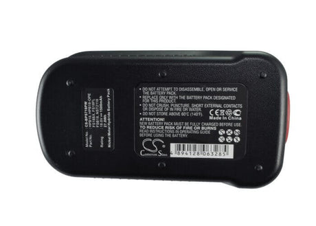 18.0V, Ni-MH, 1500mAh, Power Tools battery fits Black & Decker, Firestorm, 244760-00, Bd12psk, Bd18psk, 27Wh Power Tools Cameron Sino Technology Limited (Power Tools)