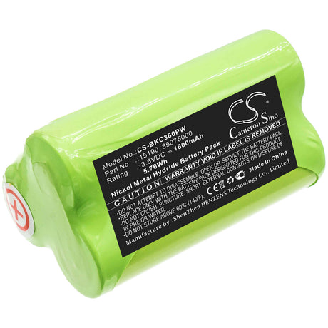3.6V, Ni-MH, 1600mAh, Power Tools battery fits Black & Decker, 15190, Kc360h, 5.76Wh Power Tools Cameron Sino Technology Limited (Power Tools)