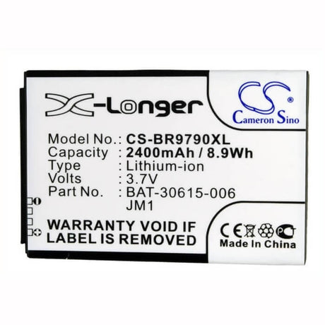 3.7V, Li-ion, 2400mAh, SmartPhone battery fits Blackberry, Bat-30615-006, Bold 9790, 8.88Wh Mobile, SmartPhone Cameron Sino Technology Limited (Suspended)