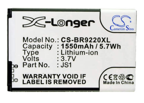 3.7V, Li-ion, 1550mAh, SmartPhone battery fits Blackberry, Js1, Curve 9220, Curve 9230, 5.74Wh Mobile, SmartPhone Cameron Sino Technology Limited (Suspended)