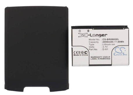Battery For Blackberry Storm 9500, Storm 9530 3.7v, 2000mah - 7.40wh Batteries for Electronics Cameron Sino Technology Limited (Suspended)   