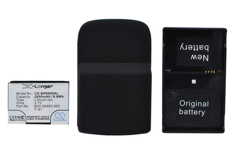 3.7V, Li-ion, 2600mAh, SmartPhone battery fits Blackberry, Bat-26483-003, Torch, Torch 9800, 9.62Wh Mobile, SmartPhone Cameron Sino Technology Limited (Suspended)