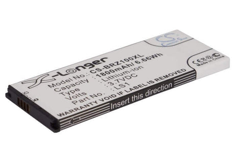 3.7V, Li-ion, 1800mAh, SmartPhone battery fits Porsche Design, Blackberry, Acc-51546-201, Bbstl100-4, Bbstl100-4w, 6.66Wh Mobile, SmartPhone Cameron Sino Technology Limited (Smartphone)