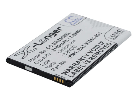 3.8V, Li-ion, 2100mAh, SmartPhone battery fits Blackberry, Bat-53861-003, Z5, 7.98Wh Mobile, SmartPhone Cameron Sino Technology Limited (Smartphone)