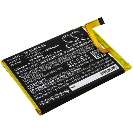 3.85V, Li-Polymer, 4000mAh, SmartPhone battery fits Blackview, 416078ph, Bv5500, 15.4Wh Mobile, SmartPhone Cameron Sino Technology Limited (Smartphone)