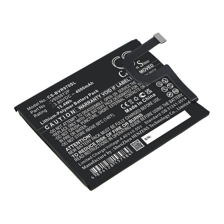 3.85V, Li-Polymer, 4000mAh, SmartPhone battery fits Blackview, V605872p, Bv9700, 15.4Wh Mobile, SmartPhone Cameron Sino Technology Limited (Smartphone)