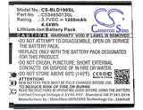 3.7V, Li-ion, 1200mAh, SmartPhone battery fits Blu, C534850130l, D190, Dash Jr 3g, 4.44Wh Mobile, SmartPhone Cameron Sino Technology Limited (Suspended)