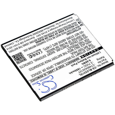 3.7V, Li-ion, 1800mAh, SmartPhone battery fits Blu, C746043210t, D530k, D531k, 6.66Wh Mobile, SmartPhone Cameron Sino Technology Limited (Smartphone)
