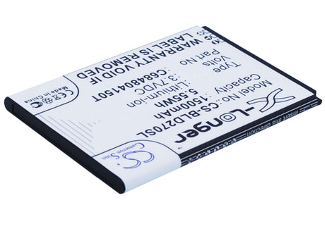 3.7V, Li-ion, 1500mAh, SmartPhone battery fits Blu, C6804804150t, D270, D270a, 5.55Wh Mobile, SmartPhone Cameron Sino Technology Limited (Smartphone)